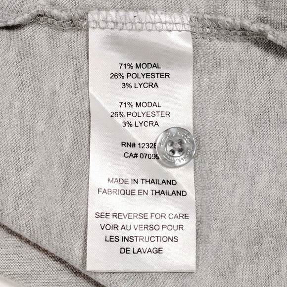 Travis Mathew Polo Shirt Mens XXL Gray Striped Golf Tennis Modal-Blend - Picture 16 of 16